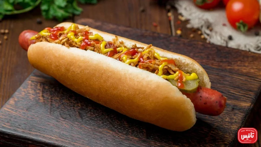 هات داگ خانگی با مرغ