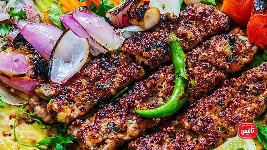کباب تابه ای گوشت گوسفند