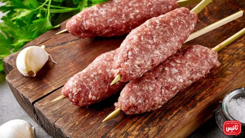 کباب تابه ای با گوشت چرخ کرده بوقلمون