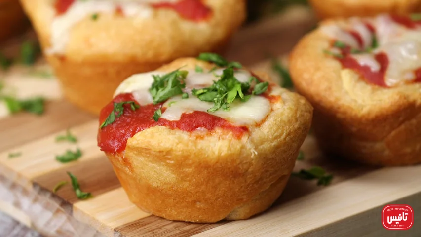 آموزش طرز تهیه سینی فینگر فود مافین پیتزایی