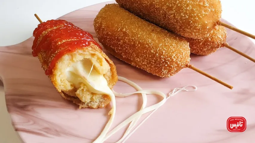 طرز تهیه کورن داگ بدون شیر