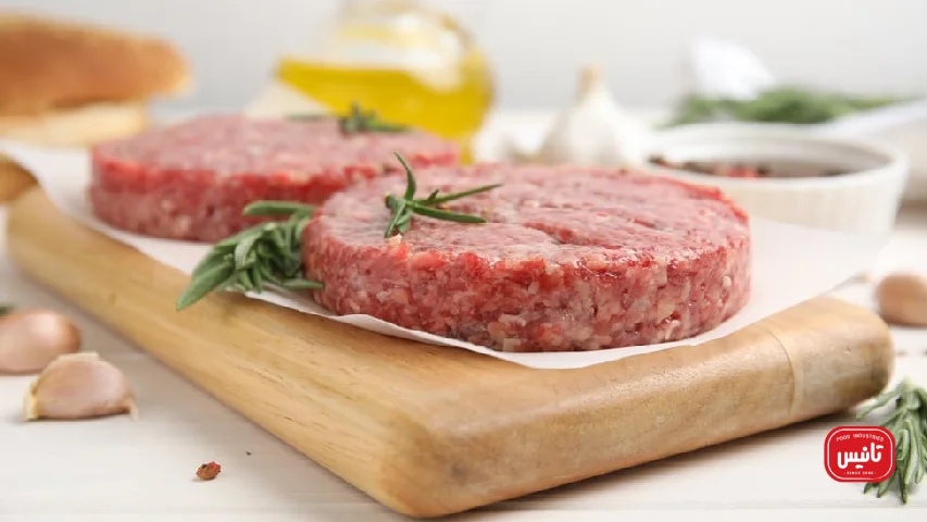 مواد تشکیل دهنده همبرگر کارخانه ای