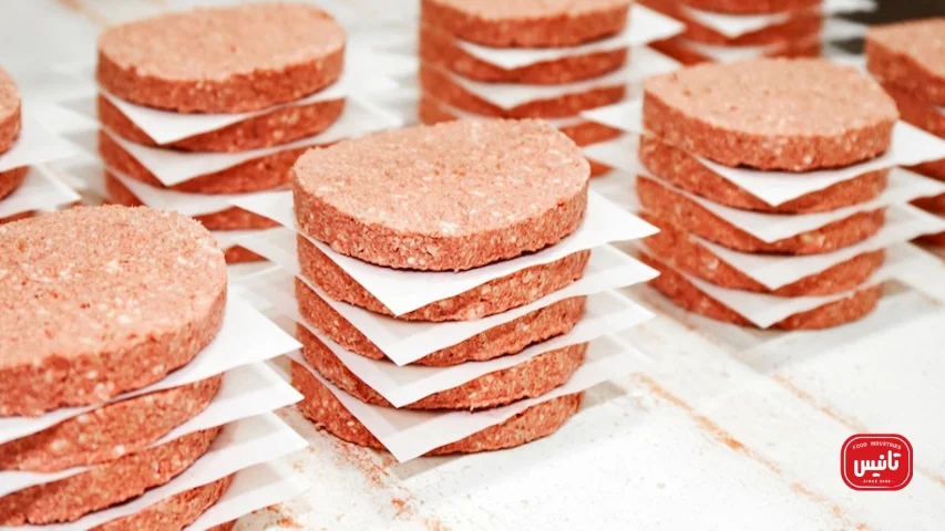 مواد تشکیل دهنده همبرگر کارخانه ای