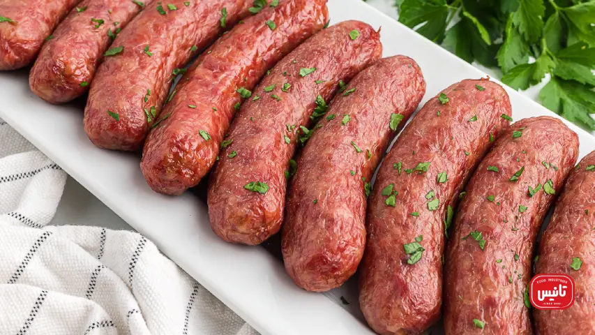 سوسیس با طعم دودی در فر