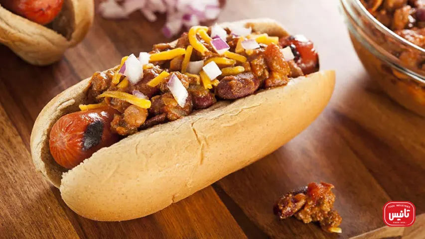 آموزش هات داگ با قارچ و پنیر