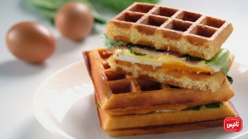 آموزش وافل ژامبون