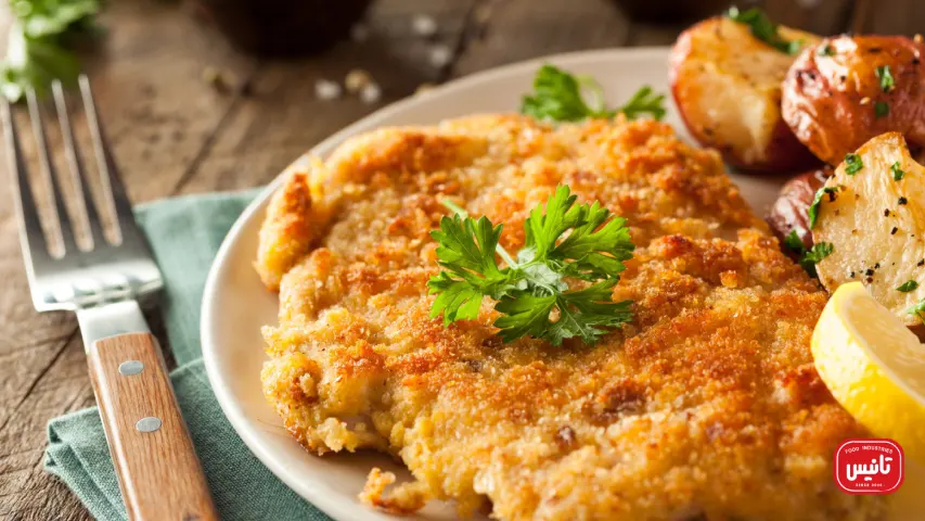 میزان پروتئین شنیسل مرغ 