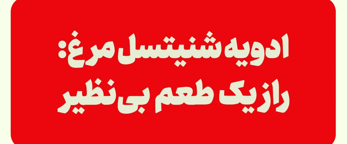 ادویه های شنیسل مرغ