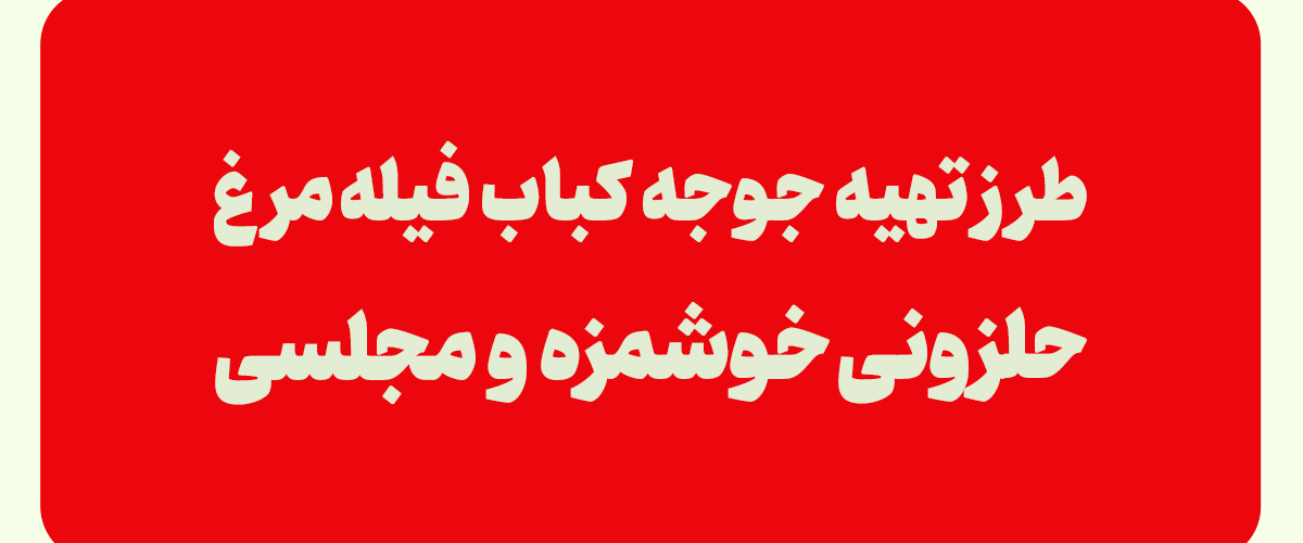 طرز تهیه فیله مرغ حلزونی